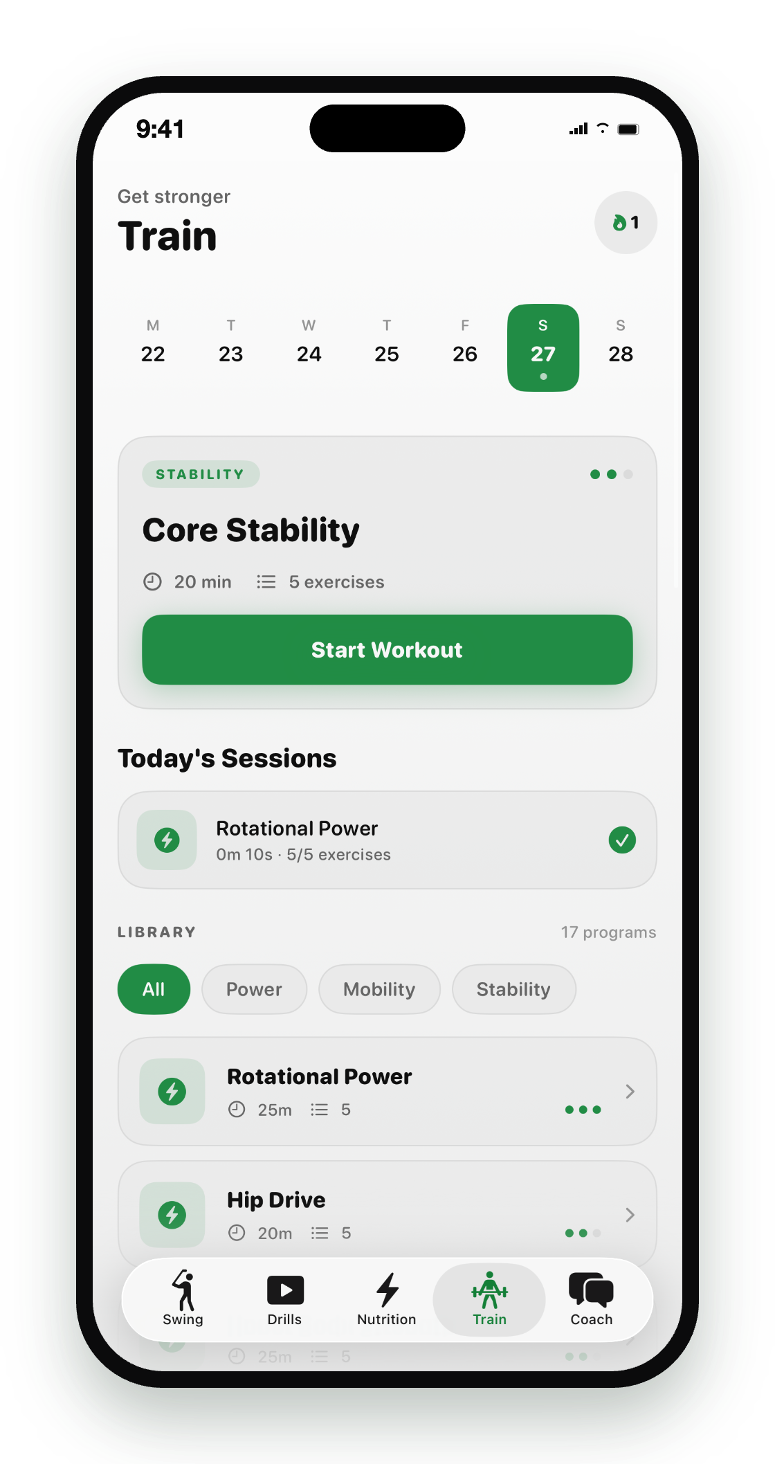 Training programs